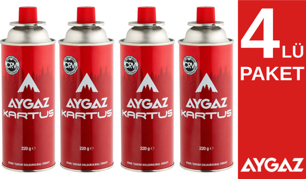 Aygaz 220 Gr Kartuş 4'lü Paket - Image 1