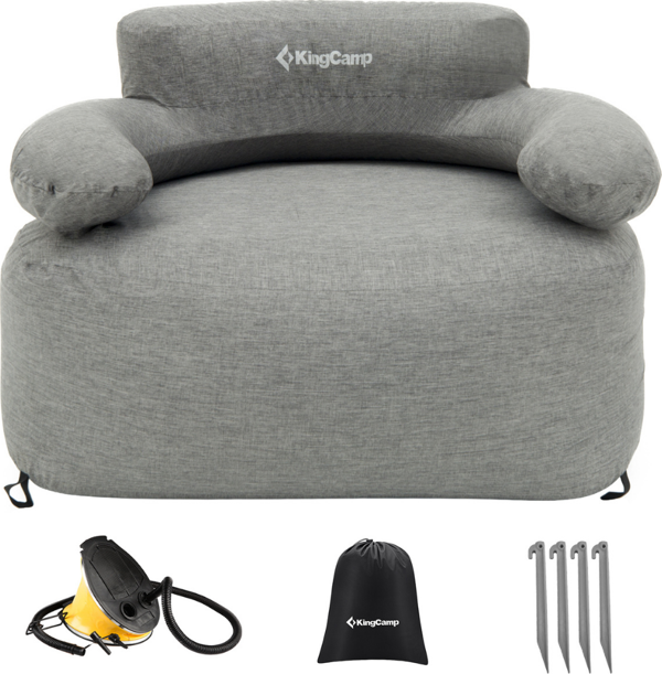 KingCamp Single Inflatable Sofa Premium Şişme Koltuk - Image 1