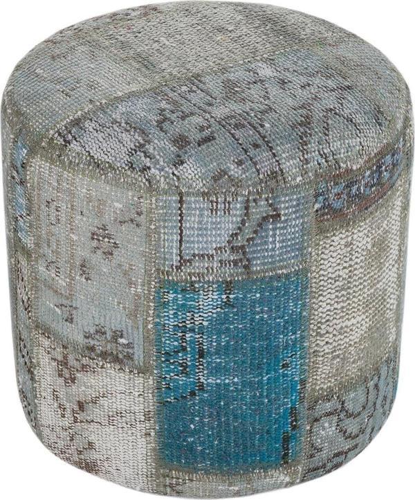 Grandhedef Halı Kahveregi Anadolu Kilim El Dokuma Patchwork Puf - Image 1