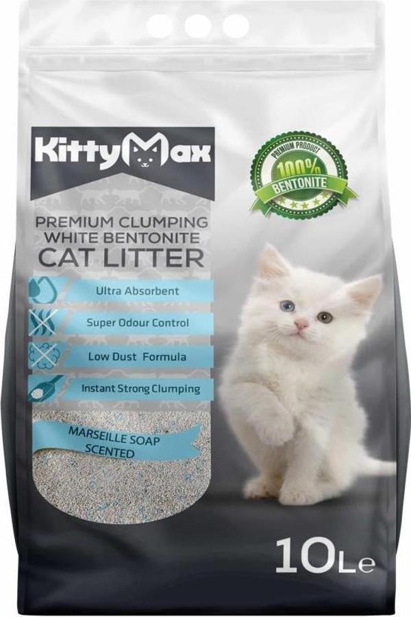 KittyMax Marsilya Sabun Kokulu Bentonit Kedi Kumu 10 Lt - Image 1