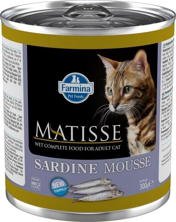 Matisse Cat Mousse Sardalyalı Yetişkin Kedi Konservesi 300 Gr - Image 1