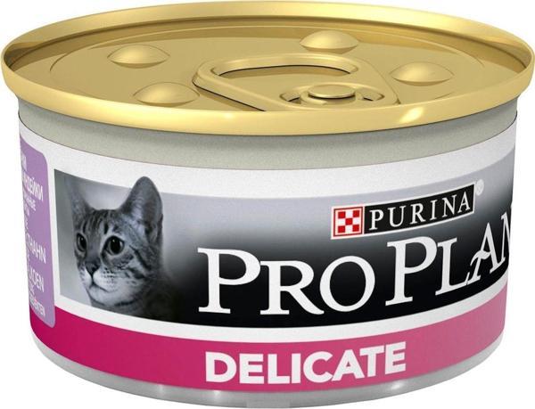 Pro Plan Delicate Hassas Hindi Etli Kedi Konservesi 85 Gr - Image 1