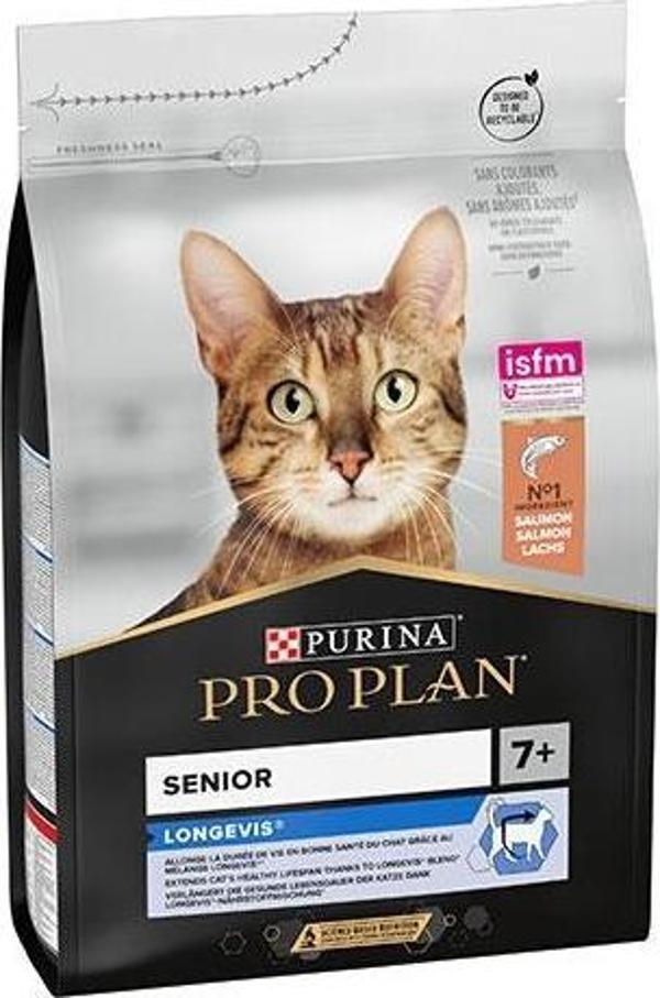 Pro Plan Senior Somonlu Yaşlı Kedi Maması 3 Kg - Image 1