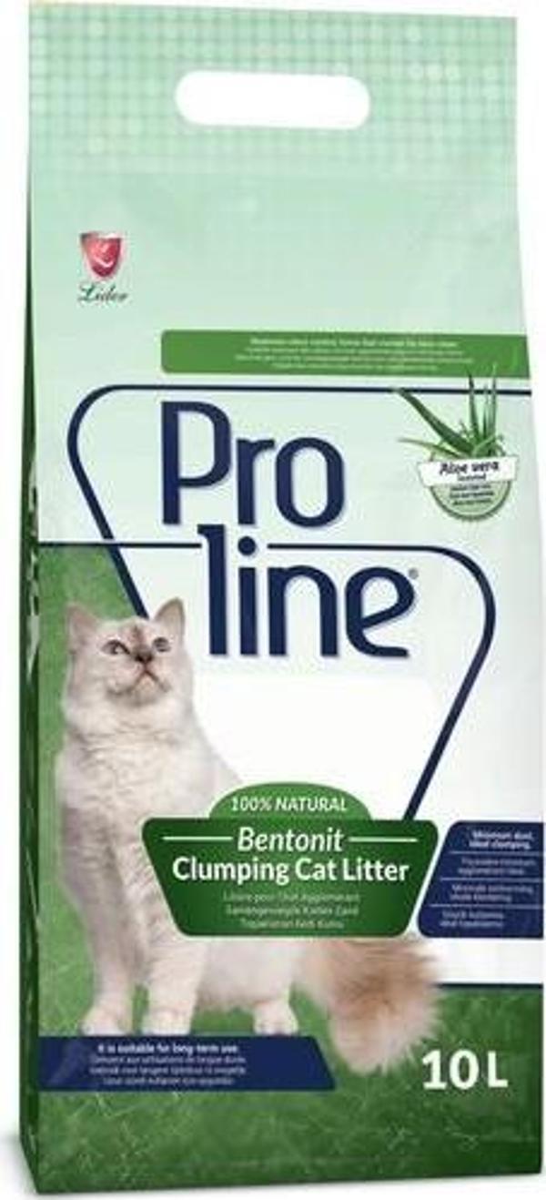 Proline Aloe Vera Kokulu Bentonit Kedi Kumu 10 Lt - Image 1