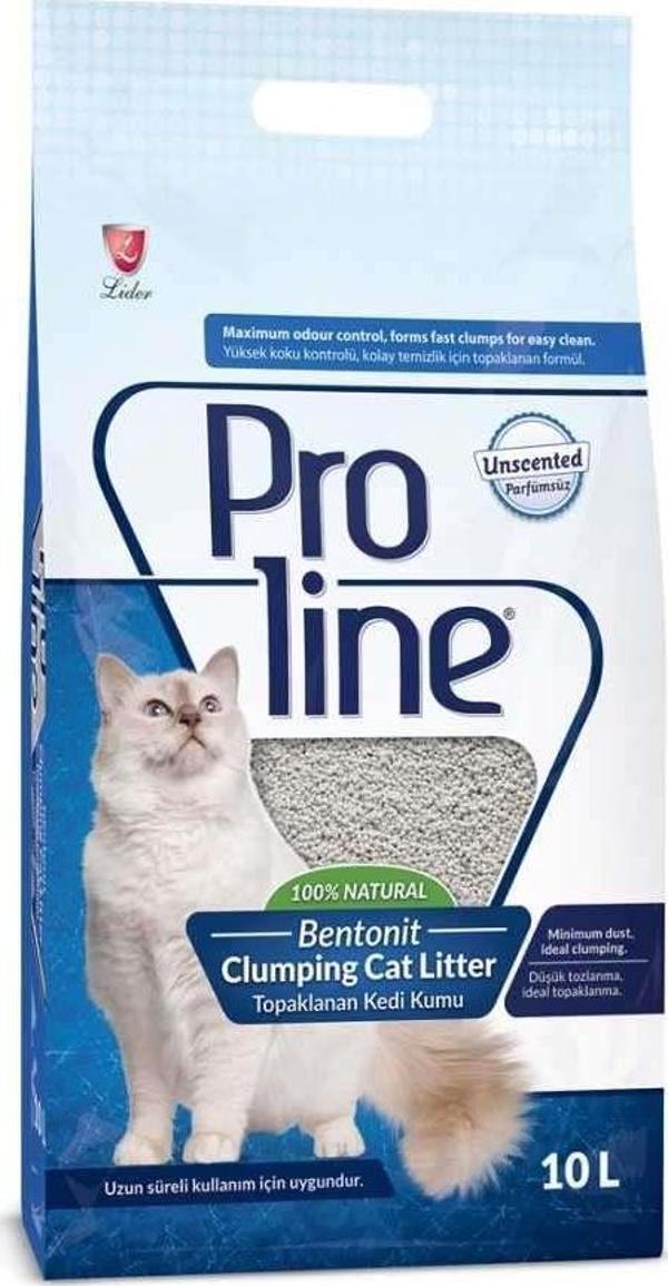 Proline Kokusuz Bentonit Kedi Kumu 10 Lt - Image 1
