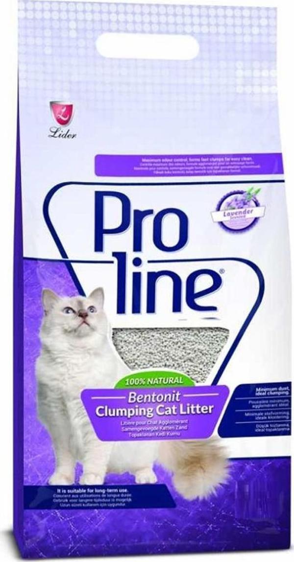 Proline Lavanta Kokulu Bentonit Kedi Kumu 5 Lt - Image 1