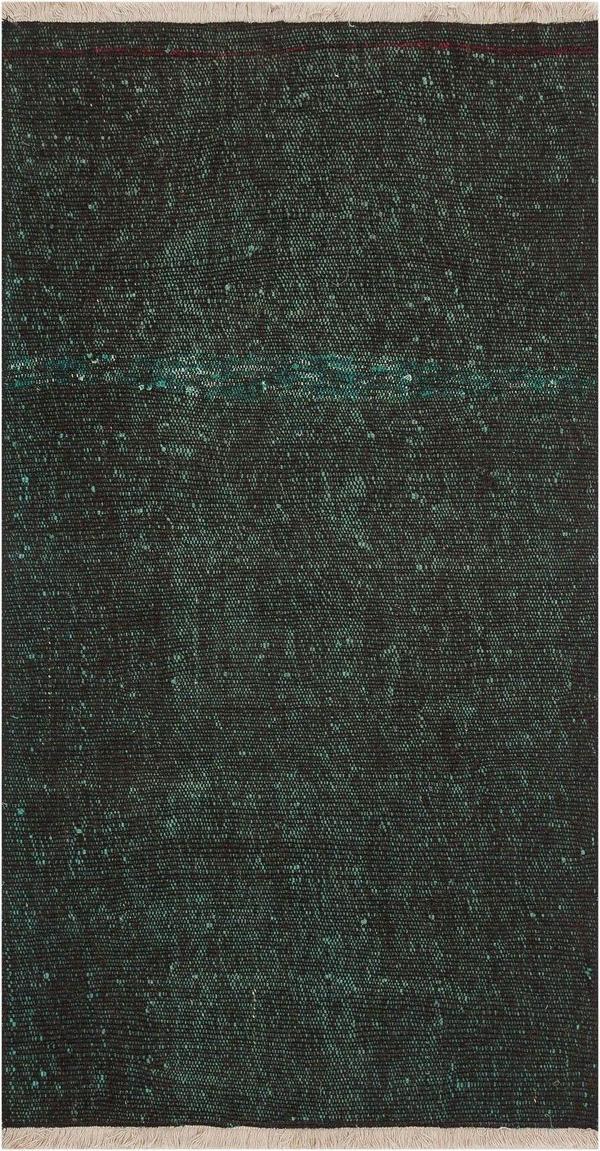 Grandhedef Halı Geneleksel El Dokuma Yeşil Rengi Çaput Pala Kilim - Image 1