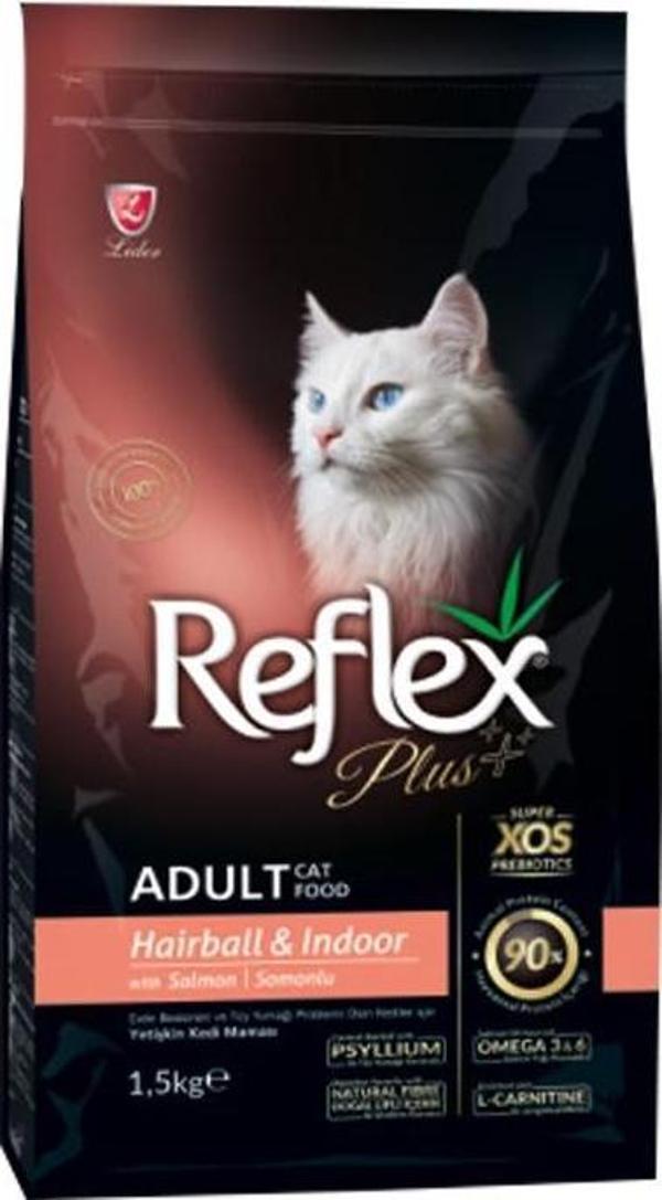 Reflex Plus Hairball Somonlu Kedi Maması 1,5 Kg - Image 1