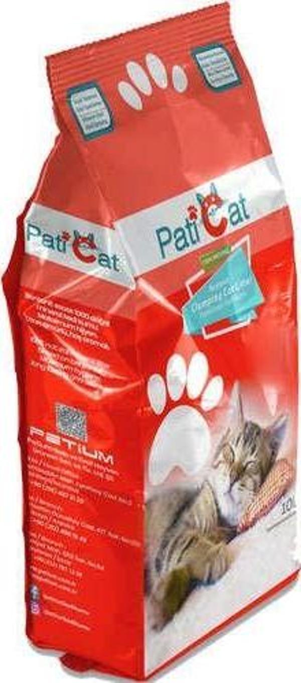 PatiCat Naturel Kokusuz İNCE Taneli Kedi Kumu 10 Lt - Image 1