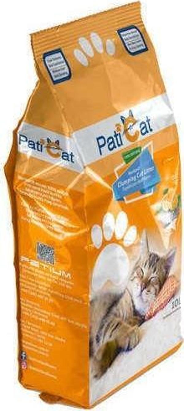 PatiCat Portakal Kokulu İNCE Taneli Kedi Kumu 10 Lt - Image 1