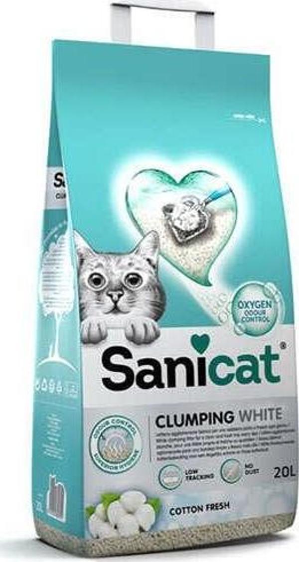 Sanicat Clumping White Kedi Kumu 20 Lt - Image 1