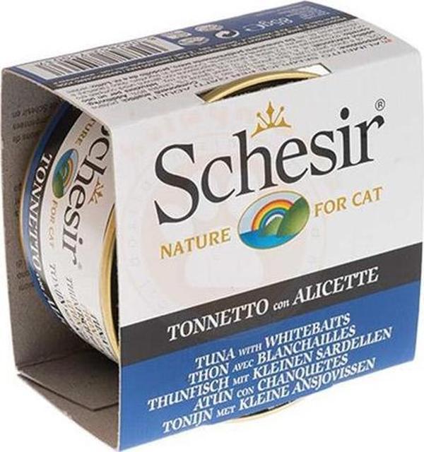 Schesir Jelly Ton ve Ringa Balıklı Kedi Konservesi 85 Gr - Image 1