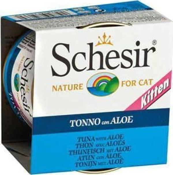 Schesir Ton Balıklı Aloe Yavru Kedi Konservesi 85 Gr - Image 1