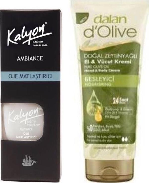 Kalyon Oje Matlaştırıcı + Dalan Tüp Krem 20 Ml - Image 1