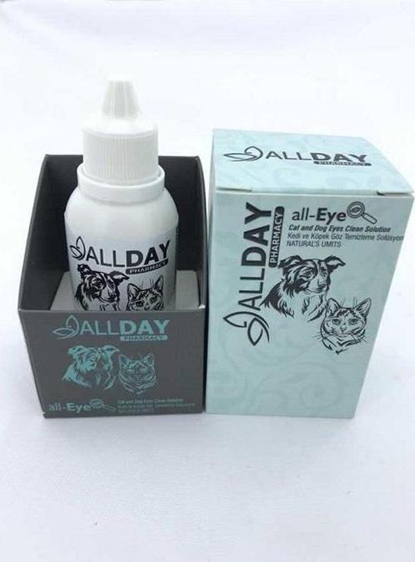 Allday All-Eye Cleaning Kedi ve Köpek Göz Temizleme Solüsyonu 50 ml - Image 1