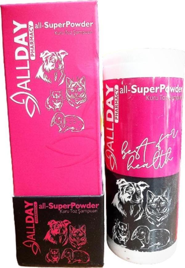 Allday All-Süper Powder Kedi ve Köpek Kuru Şampuan 150 Gr - Image 1