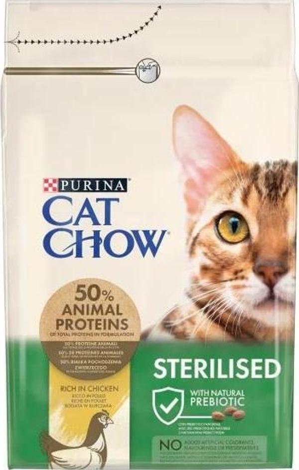 Purina Cat Chow Sterilised Tavuklu Yetişkin Kedi Maması 3 kg - Image 1