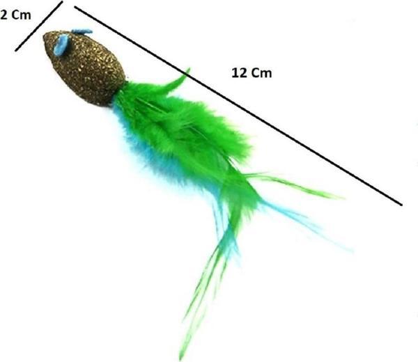 Catnipli Kedi Oyun Fare Tüylü 3,2 cm - Image 1