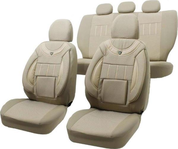 Renault Kangoo 2+1 Uyumlu Oto Koltuk Kılıfı BEJ - Image 1