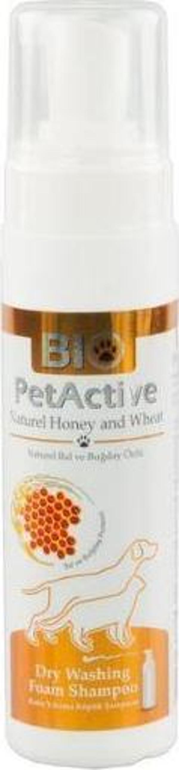 Bio PetActive Bal Özlü Kuru Köpük Yıkama Şampuanı 200 Ml - Image 1