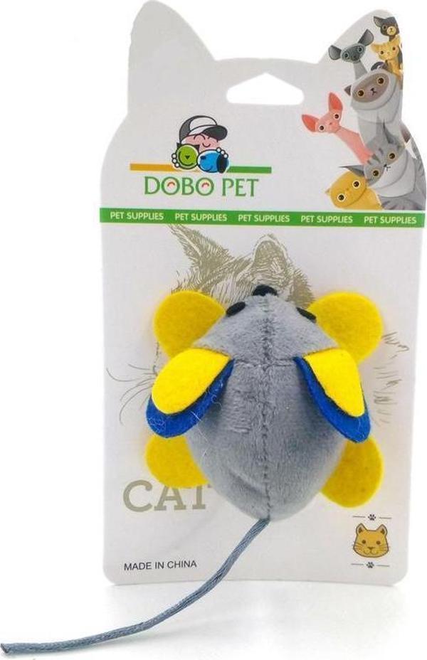 Dobo Pet Titreşimli Fare Kedi Oyuncağı Büyük Kulak - Image 1