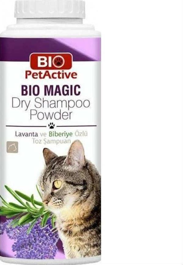 Bio PetActive Lavanta Ve Biberiye Özlü Kuru Kedi Şampuanı 150 Gr - Image 1