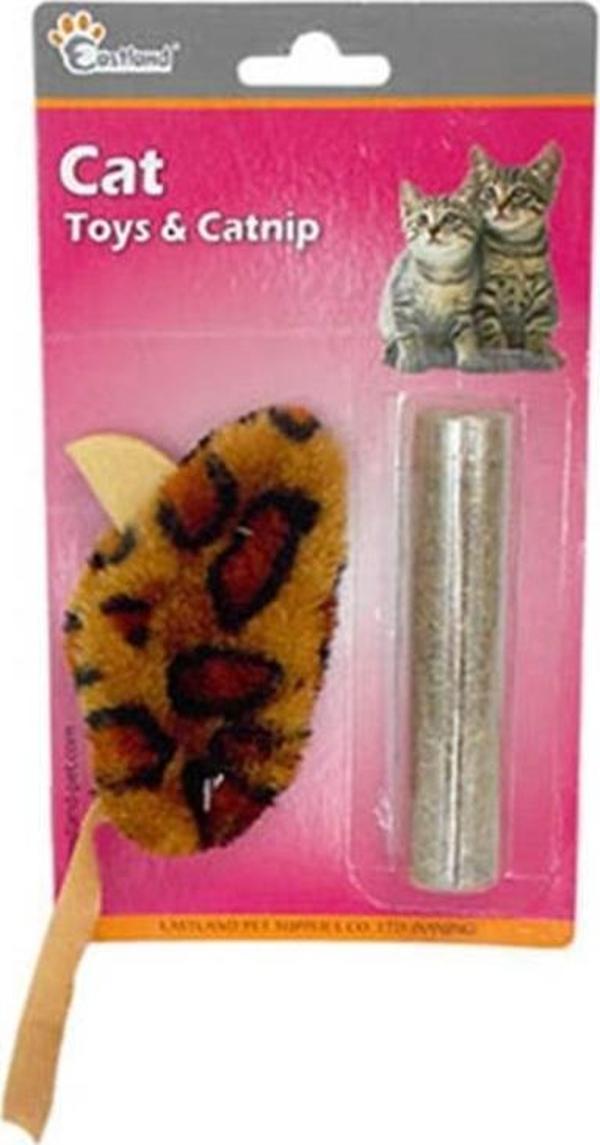 EASTLAND CATNİP FARE KEDİ OTLU KEDI OYUNCAĞI 6*10 CM - Image 1