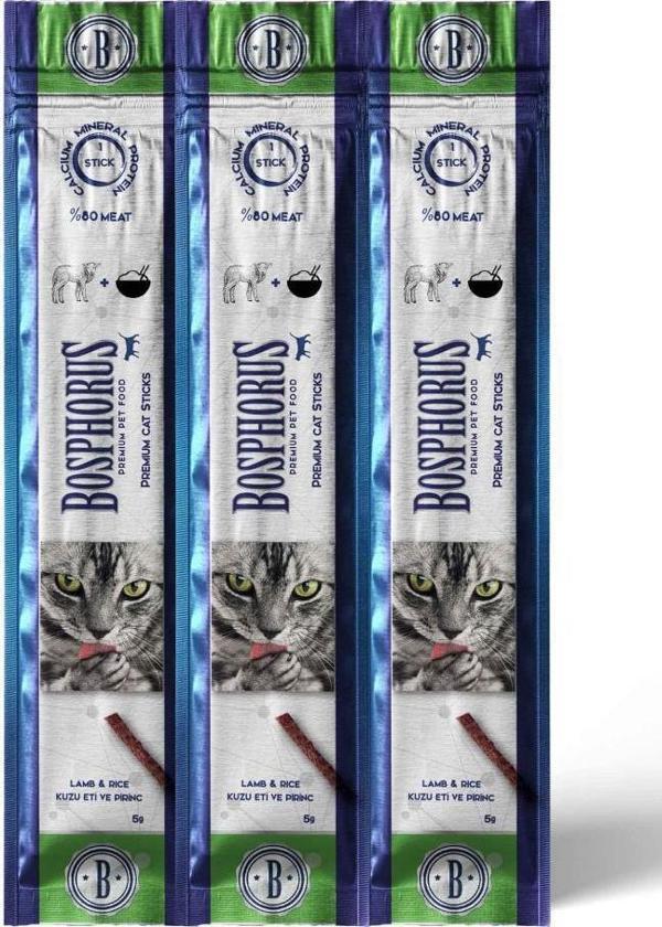 Bosphorus Kuzu Etli Kedi Ödül Stick 3x5 Gr - Image 1