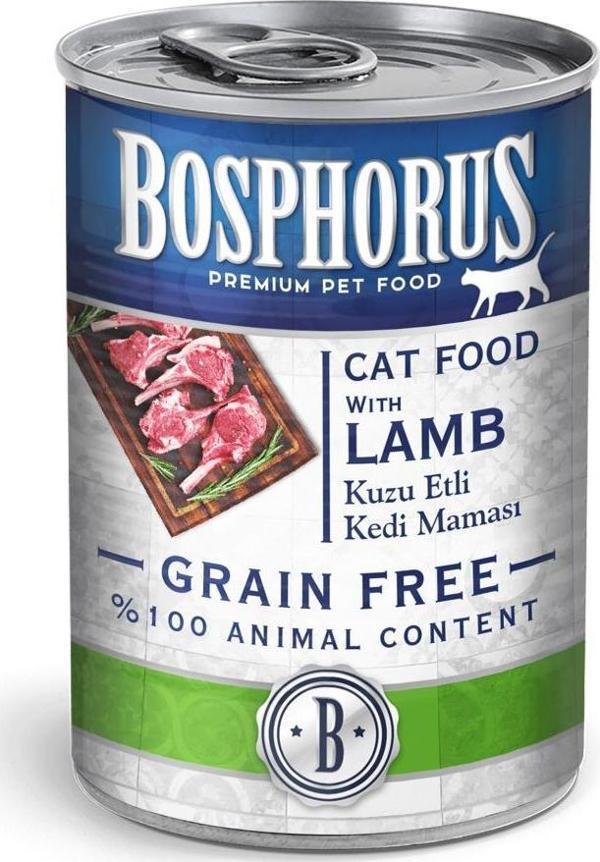 Bosphorus Tahılsız Kuzu Etli Kedi Konservesi 415 gr - Image 1