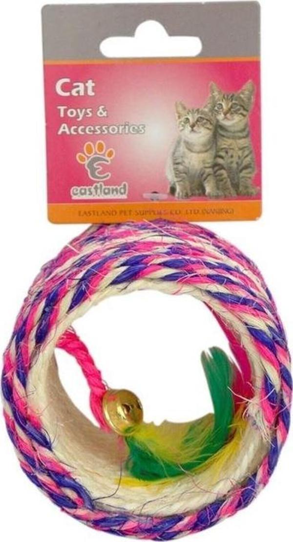 Eastland İpli Kedi Oyuncak Silindir 6 Cm - Image 1