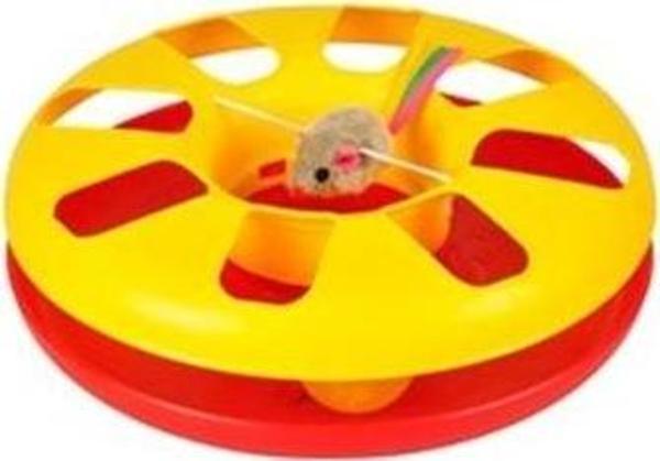 Flamingo Yavru Dönen Kedi Oyuncağı 24 Cm - Image 1