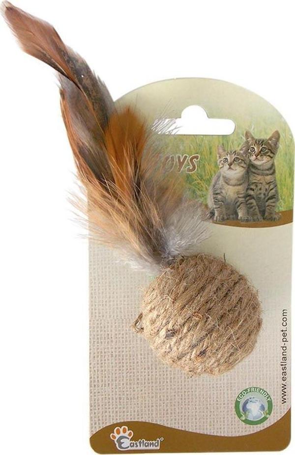 Eastland Kedi Oyuncağı Tüylü Top 4cm - Image 1
