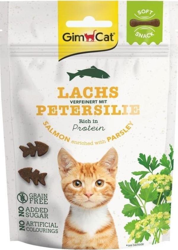 Gimcat Soft Snacks Salmon & Parsley Tahılsız Kedi Ödülü 60 gr - Image 1