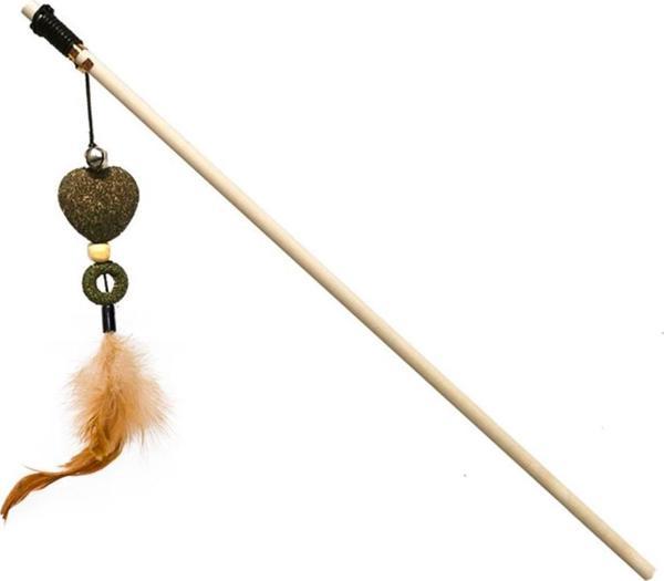 Eastland Tüylü Catnip Kalpli Kedi Oltası 40 cm - Image 1