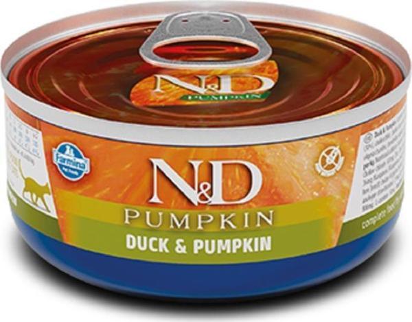 N&D Balkabaklı Ve Ördekli Kedi Konserve 70 Gr - Image 1