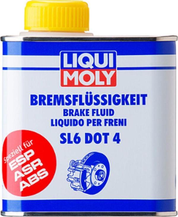 Liqui Moly Brake Fluid Sl6 Dot4 Fren Hidrolik Yağı (250Ml) Yeni Üretim Tarihli - Image 1