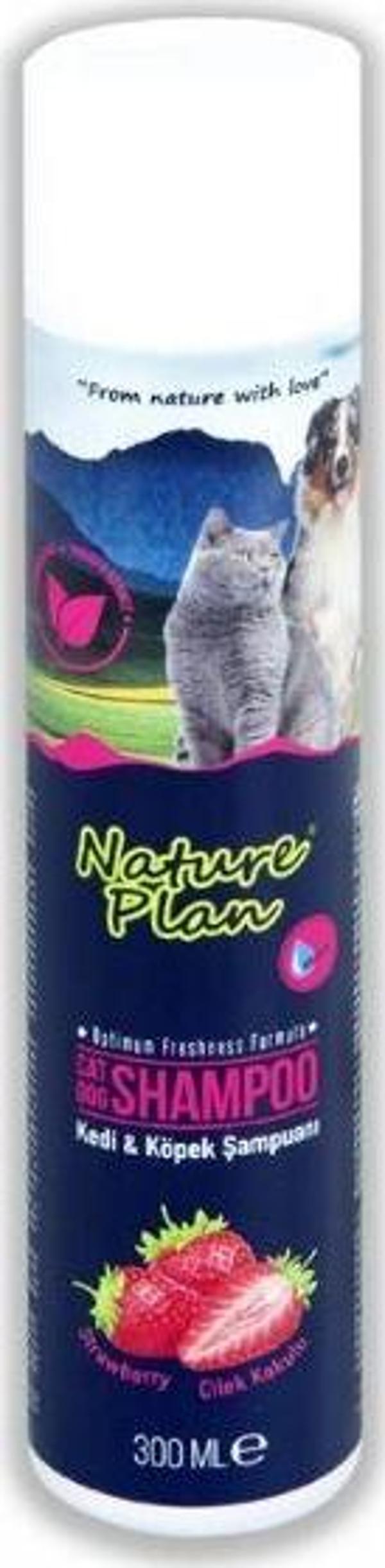 Nature Plan Çilek Kokulu Kedi Köpek Şampuanı 300 Ml - Image 1