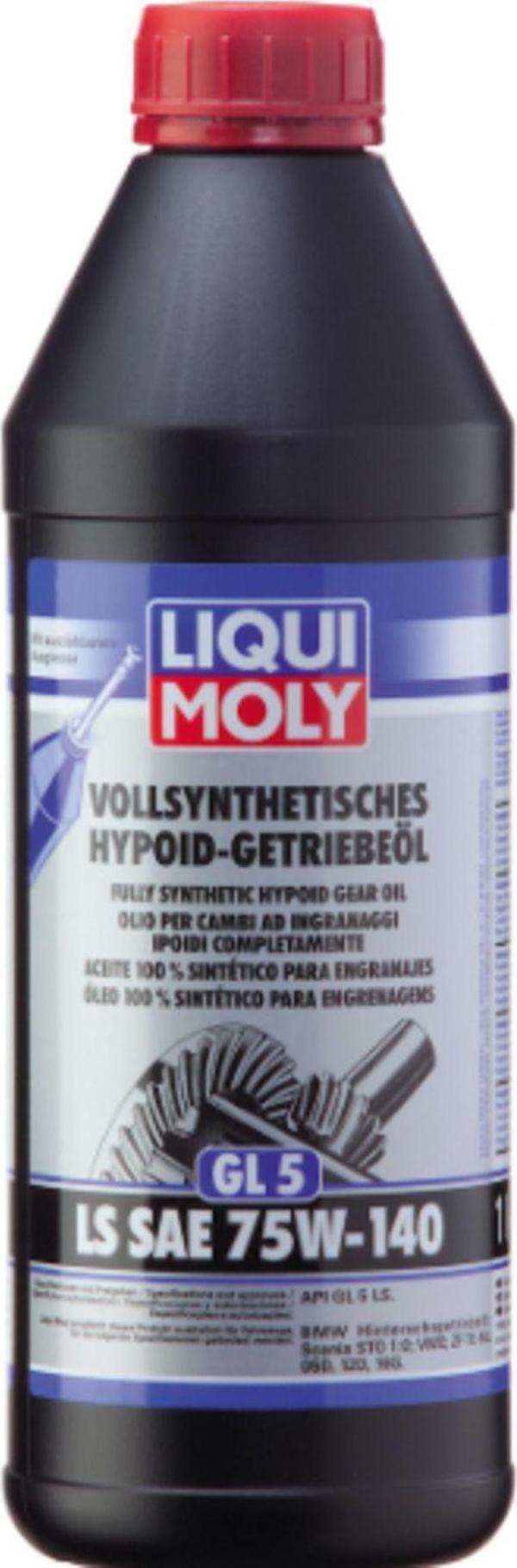 Liqui Moly Tam Sentetik Gl5 75W-140 Dişli Şanzıman Yağı (1 Litre) Yeni Üretim Tarihli - Image 1