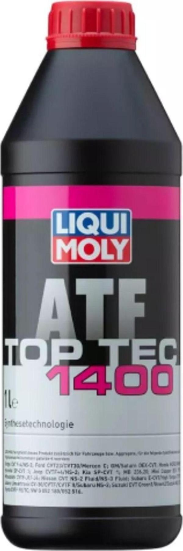 Liqui Moly Top Tec Atf 1400 Otomatik Şanzıman Yağı (1 Litre) Yeni Üretim Tarihli - Image 1