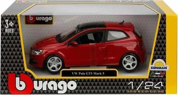 21059 Burago 1:24 Volkswagen Polo GTI Mark 5 Model Araba - Image 1