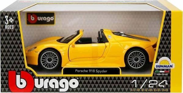 21076  1:24 Porsche 918 Spyder Model Araba -Sunman - Image 1