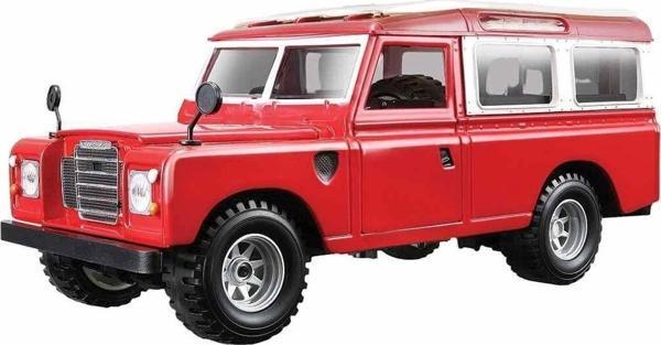 22063 Land Rover Series II Model Araba 1:24 Kırmızı -Sunman - Image 1