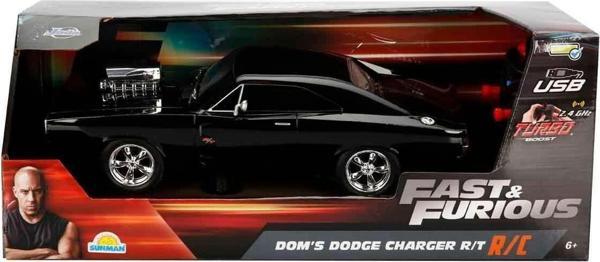 6492 1:16 Fast & Furious Dom’s Dodge Charger R/T USB Şarjlı Uzaktan Kumandalı Araba - Image 1