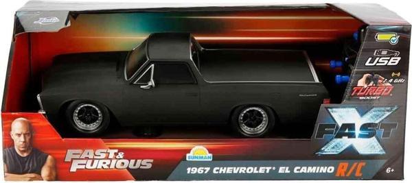 8429 1:16 Fast & Furious 1967 Chevrolet El Camino USB Şarjlı Uzaktan Kumandalı Araba - Image 1