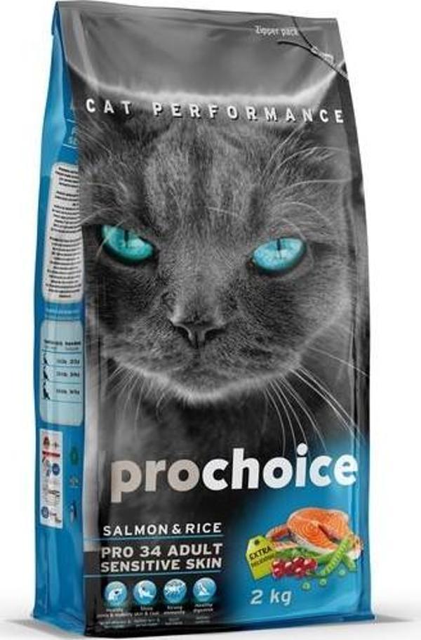 ProChoice Pro 34 Salmon Somonlu Yetişkin Kedi Maması 2 kg - Image 1