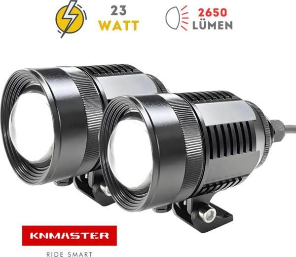 Knmaster Bullet 23W Motosiklet Led Sis Farı - Image 1