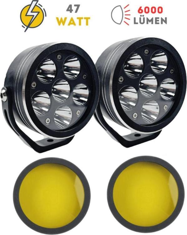 Knmaster Sunny6 54W Motosiklet Led Sis Farı - Image 1