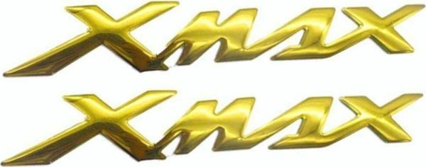 Knmaster Yamaha Xmax Kabartmalı Sticker Solmayan Etiket Takımı Altın - Image 1