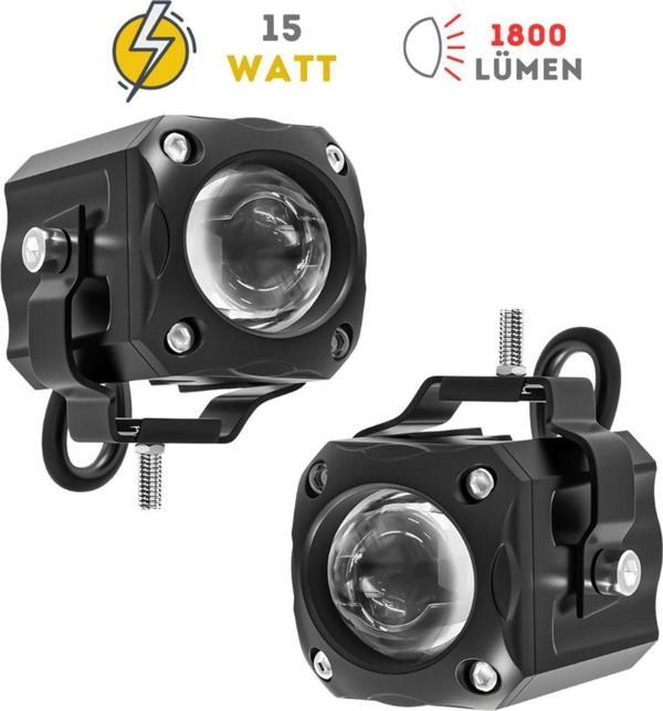 Knmaster Scor 15W 3 Renkli Motosiklet Led Sis Farı - Image 1