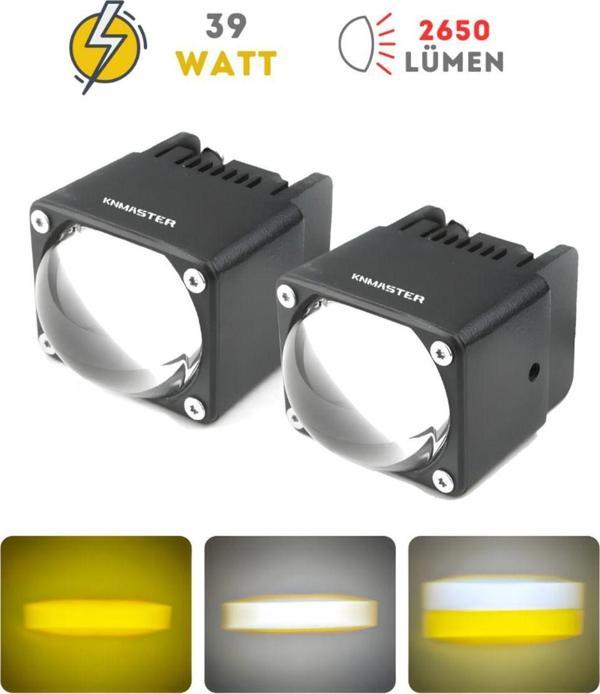 Knmaster Berta 39W Motosiklet Led Sis Farı - Image 1